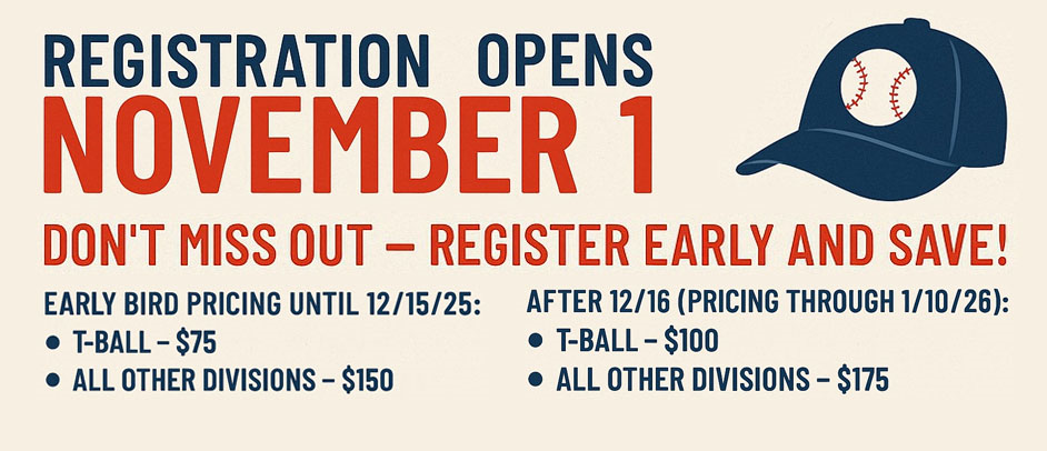 Spring Registration Now Open!!!